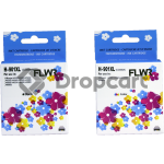 FLWR HP 901XL Multipack zwart en kleur (Huismerk)