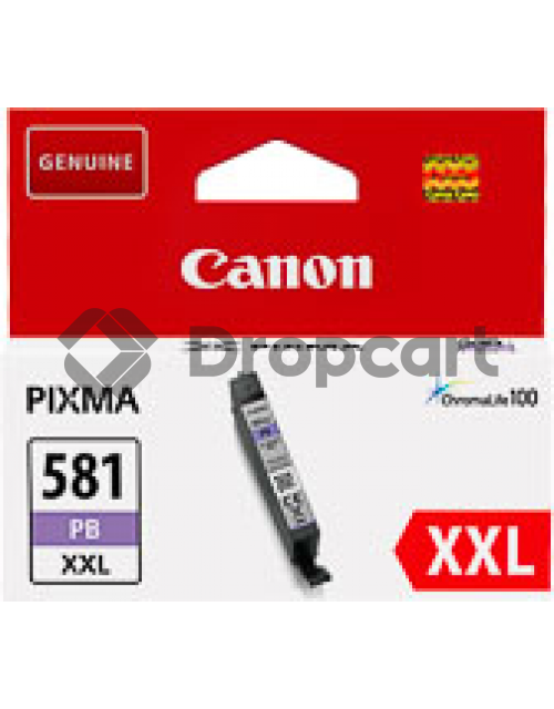 Canon CLI-581XXL foto blauw