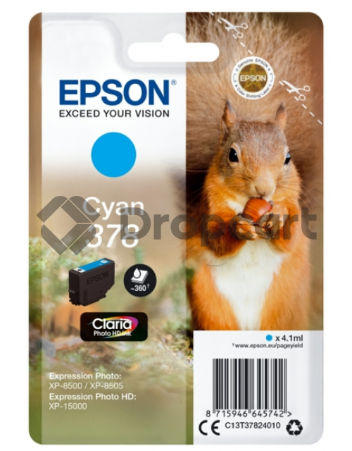 Epson 378 cyaan