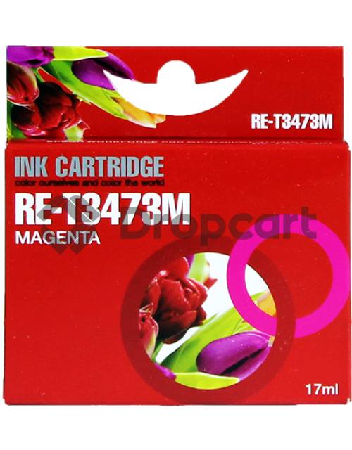 FLWR Epson 34XL magenta (Huismerk)