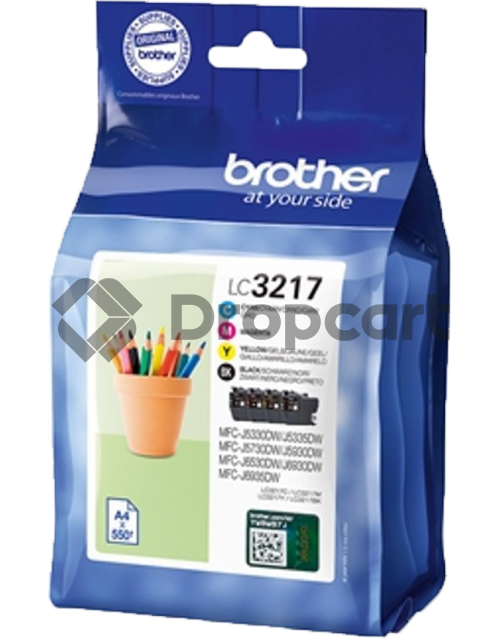 Brother LC-3217 Multipack zwart en kleur