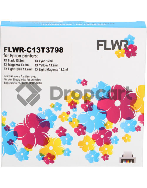 FLWR Epson 378XL Multipack zwart en kleur (Huismerk)