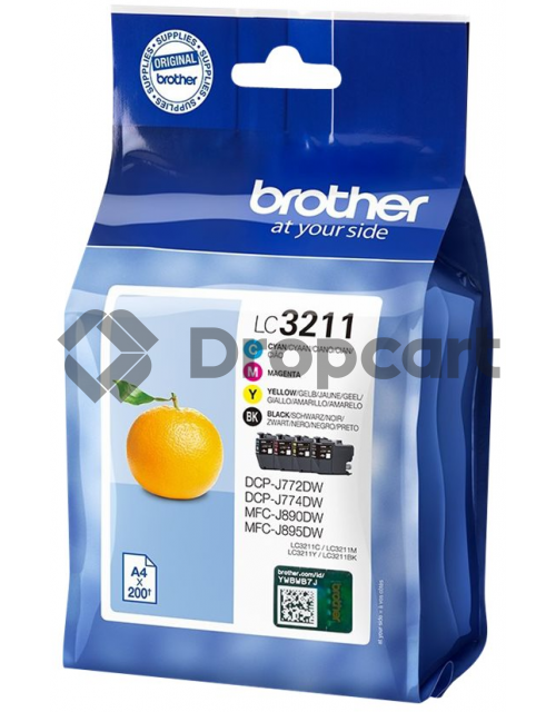 Brother LC-3211 Multipack zwart en kleur