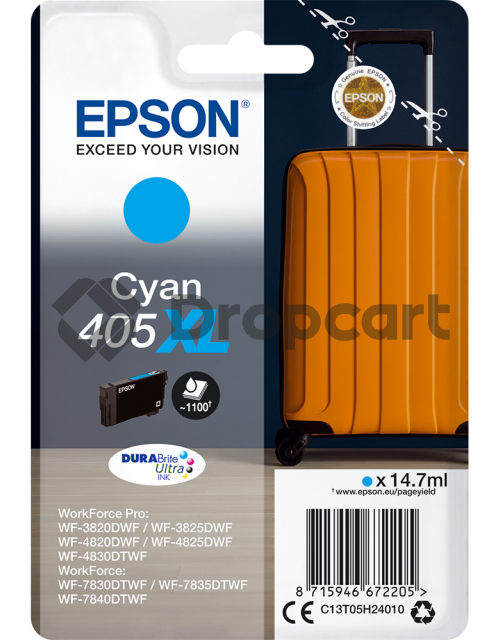 Epson 405XL cyaan