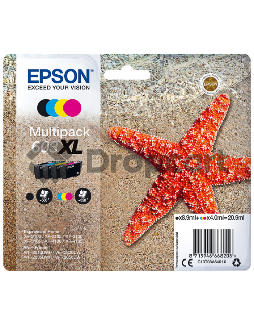 Epson 603XL Multipack zwart en kleur