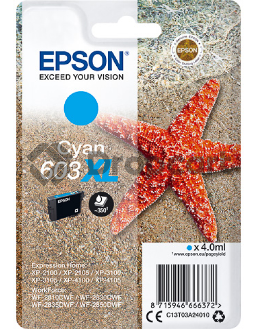 Epson 603XL cyaan