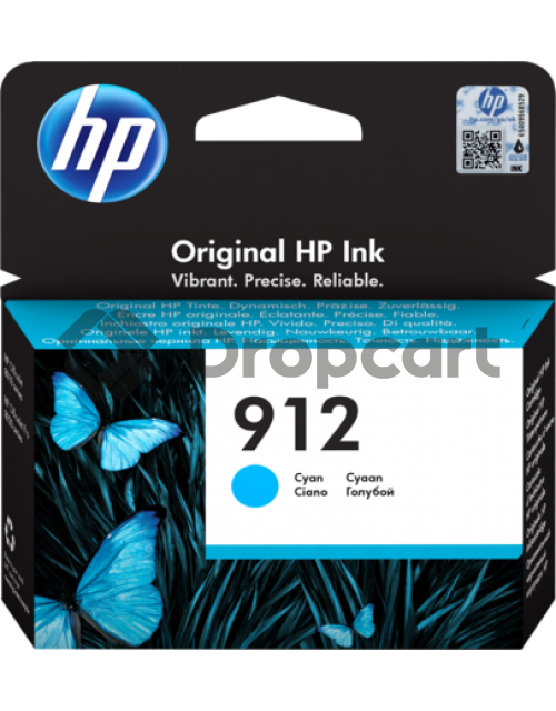 HP 912 cyaan