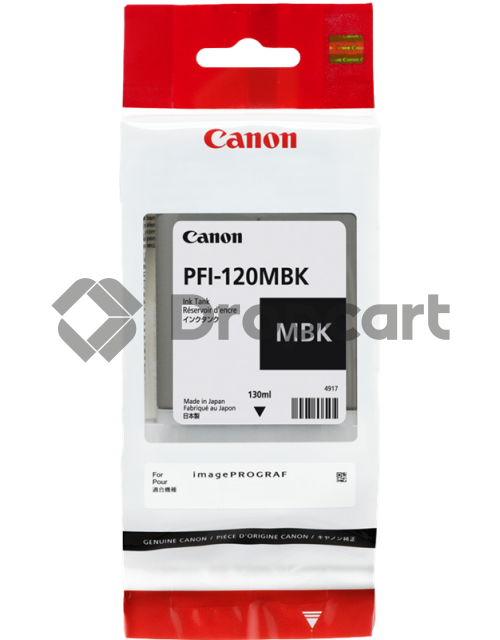 Canon PFI-120MBK mat zwart