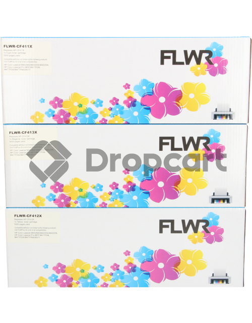 FLWR HP 410X 3-pack kleur (Huismerk)