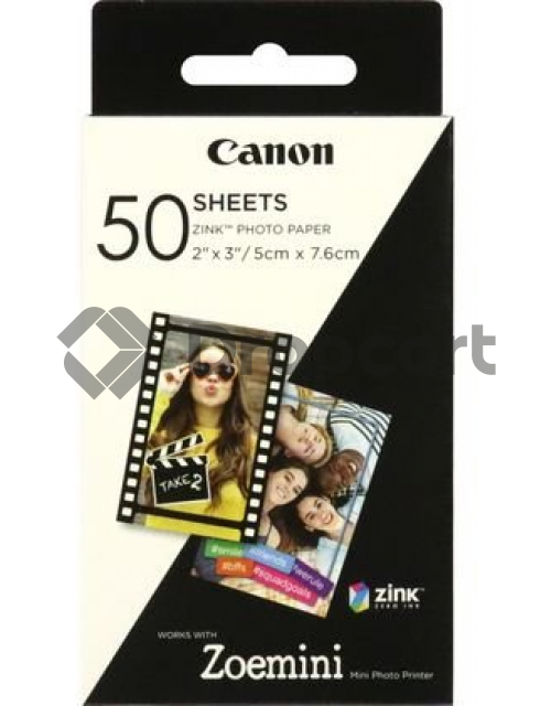 Canon Zoemini Zink fotopapier 2x3 inch