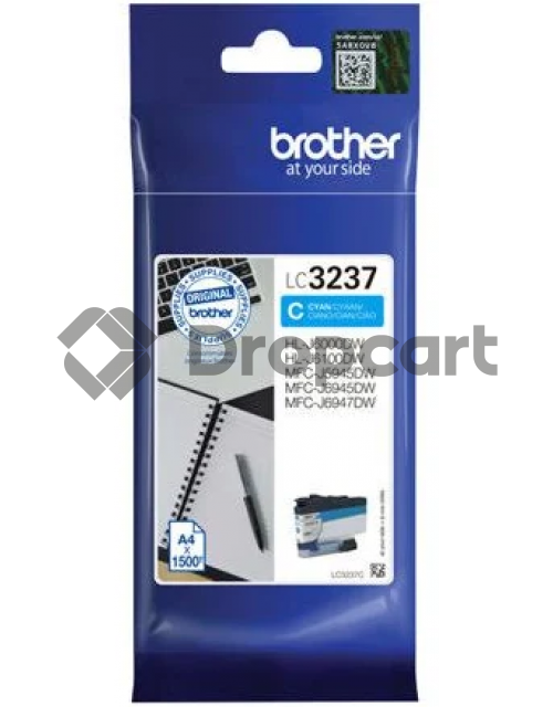 Brother LC-3237C cyaan