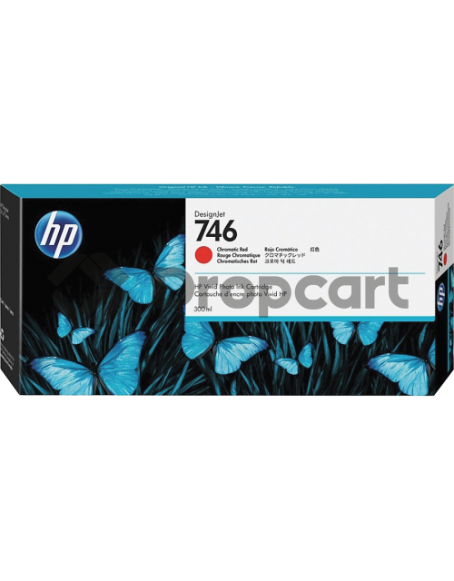 HP 746 Chromatisch rood