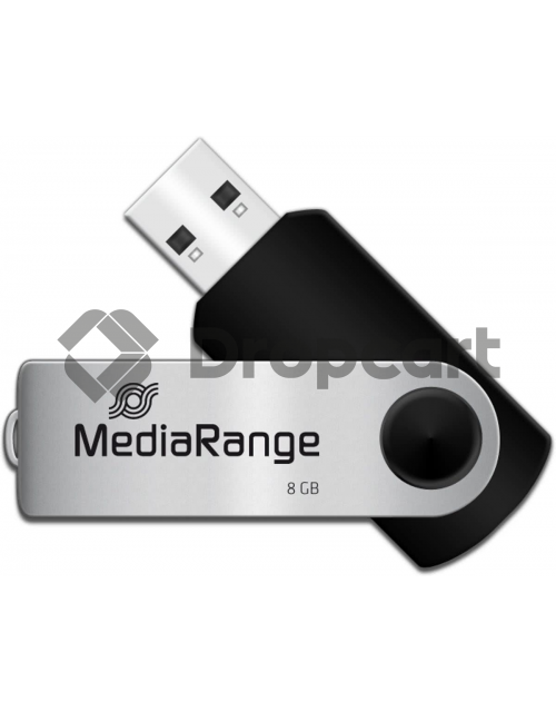 MediaRange USB-stick 8gb zwart