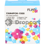 FLWR Canon PGI-1500XL 4-pack zwart en kleur (Huismerk)