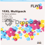 FLWR Epson 16XL Multipack zwart en kleur (Huismerk)