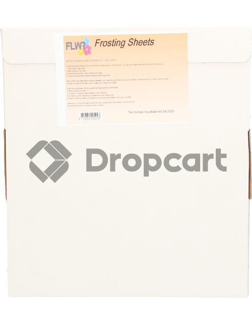 FLWR Eetbaar Frosting sheets A4 (Huismerk)