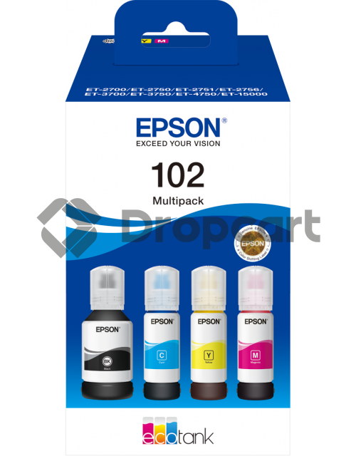 Epson 102 Multipack zwart en kleur