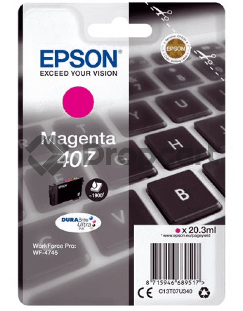 Epson 407 inktcartridge magenta