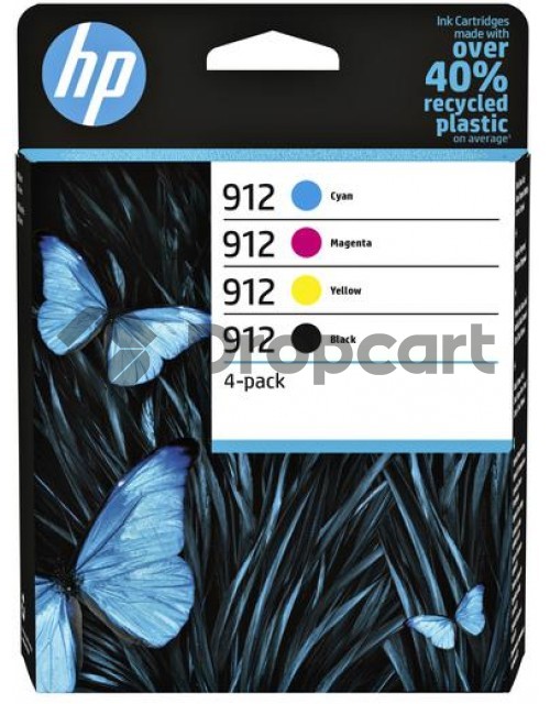 HP 912 multipack zwart en kleur