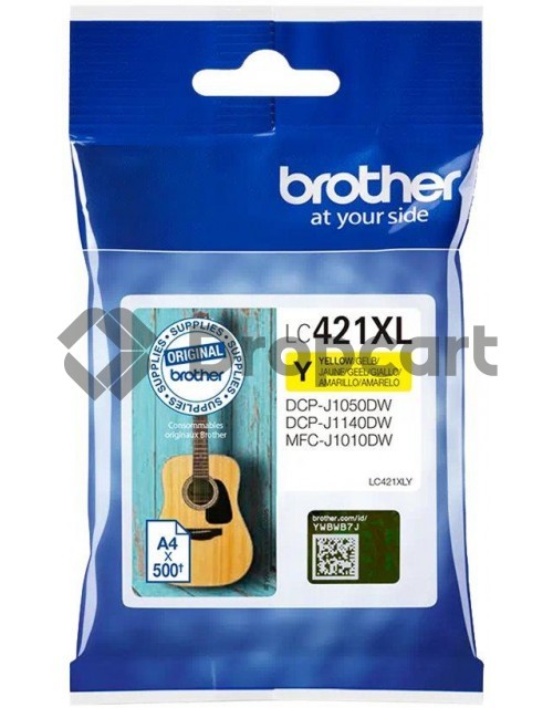 Brother LC-421XLY geel