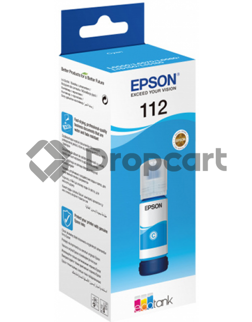 Epson 112 inktfles cyaan