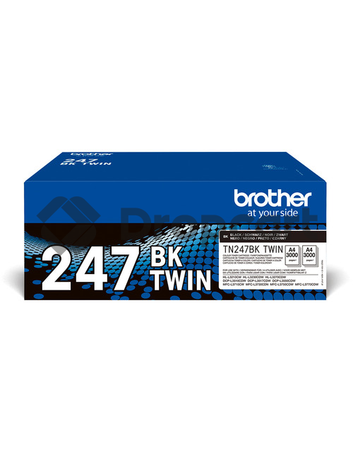 Brother TN-247 twinpack zwart