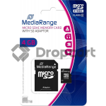 MediaRange microSDHC geheugenkaart 4GB met adapter