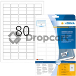 Herma 10003 Verwijderbare papieretiket 35,6 x 16,9mm wit