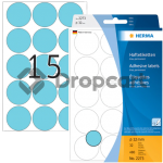 Herma 2273 Permanente papieretiket 32mm rond blauw