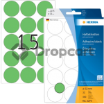 Herma 2275 Permanente papieretiket 32mm rond groen