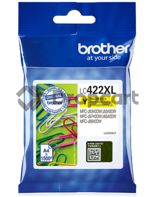 Brother LC-422XL geel