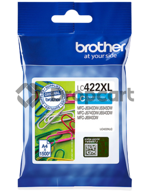 Brother LC-422XL cyaan