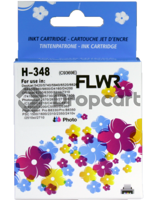 FLWR HP 348 foto kleur (Huismerk)