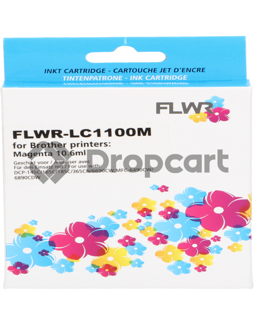 FLWR Brother LC-1100M magenta (Huismerk)