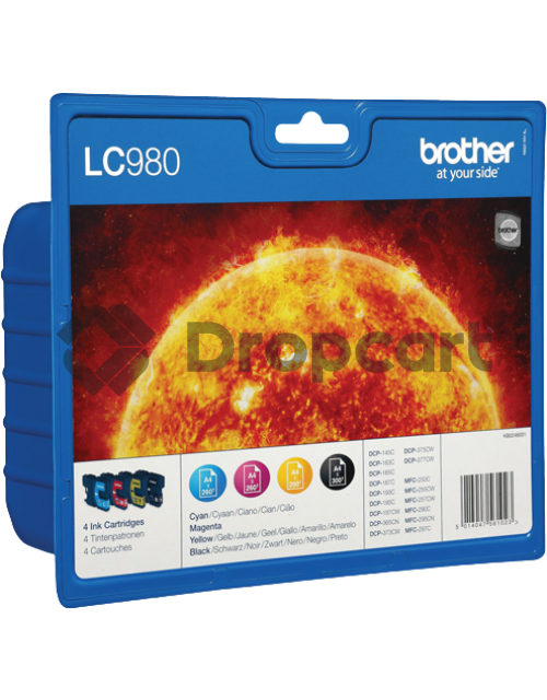 Brother LC-980 Multipack zwart en kleur