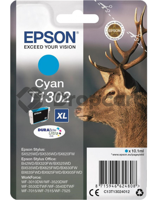 Epson T1302 cyaan