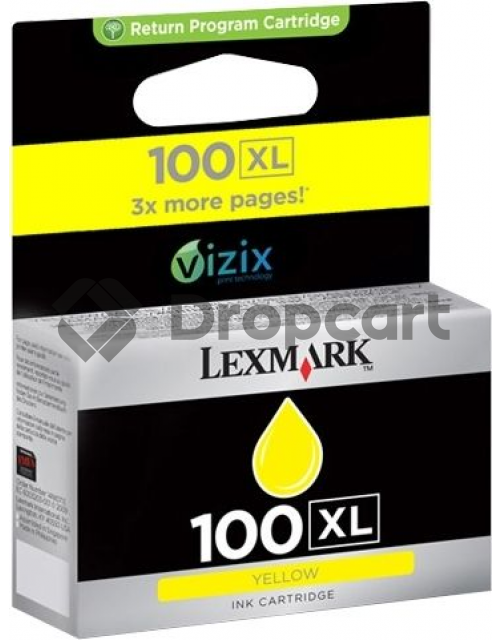 Lexmark 100XL geel