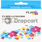 FLWR Brother LC-985BK zwart (Huismerk)