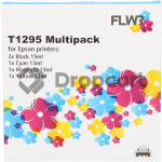 FLWR Epson T1295 Multipack zwart en kleur (Huismerk)