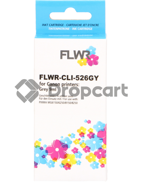 FLWR Canon CLI-526GY grijs (Huismerk)