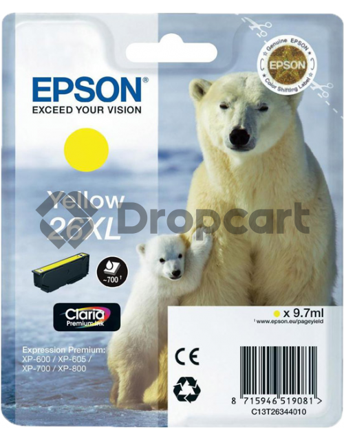 Epson 26XL geel