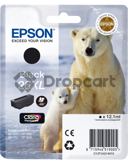 Epson 26XL zwart