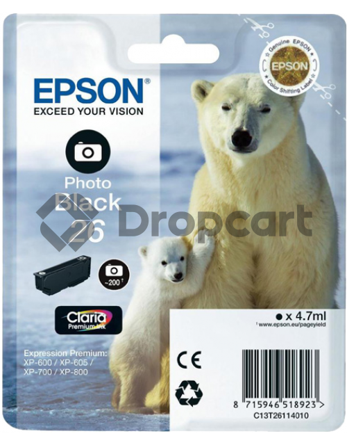 Epson 26 foto zwart