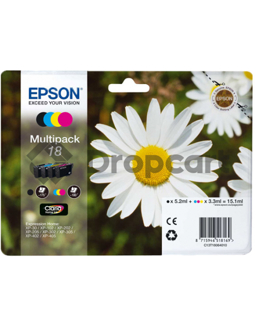 Epson 18 Multipack zwart en kleur