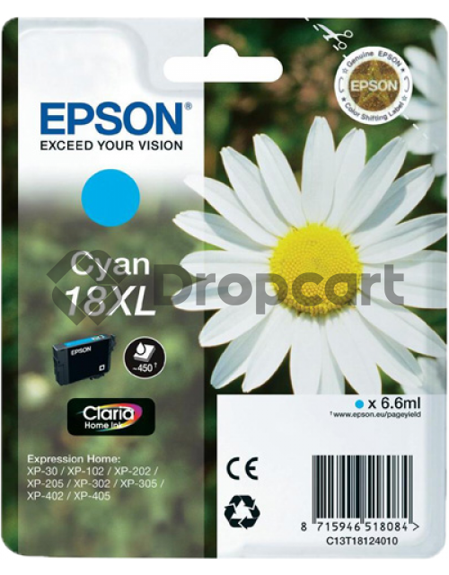 Epson 18XL cyaan