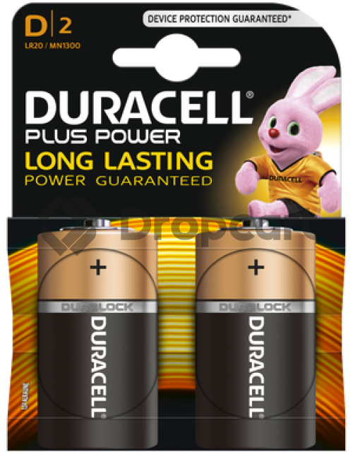 Duracell D Plus power