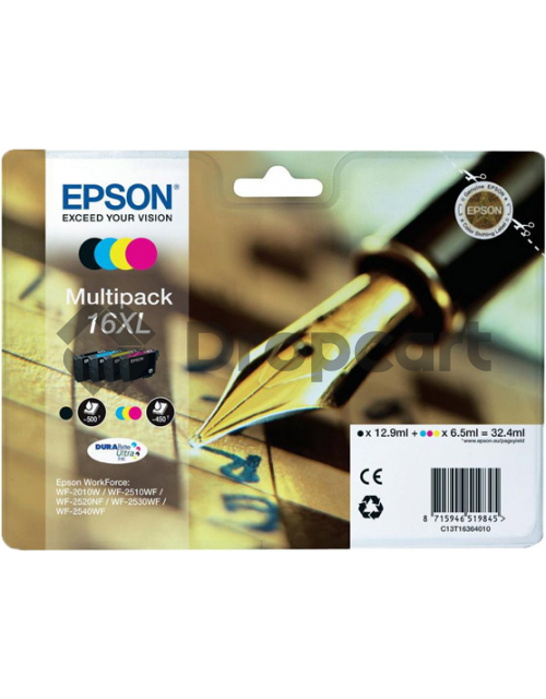 Epson 16XL Multipack zwart en kleur