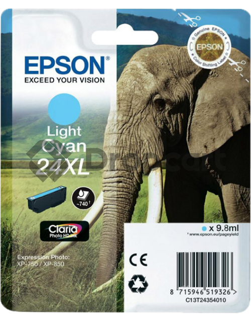 Epson 24XL licht cyaan