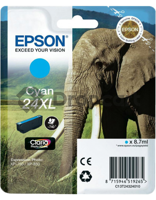 Epson 24XL cyaan