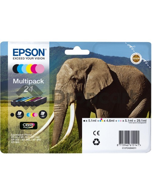 Epson 24 Multipack zwart en kleur